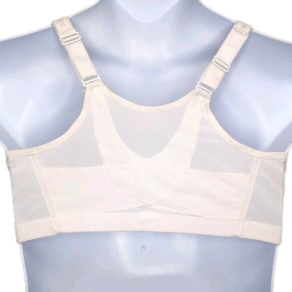 GLAMORISE MagicLift Front-Close No Wire Posture Bra US 40G UK 40F White Magic - Picture 2 of 9